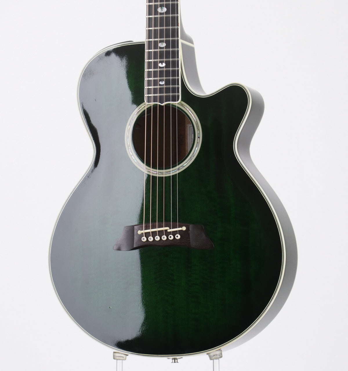 [SN 3312067] USED TAKAMINE / NPT-115 SGS Sea-throw Green Sunburst [10]