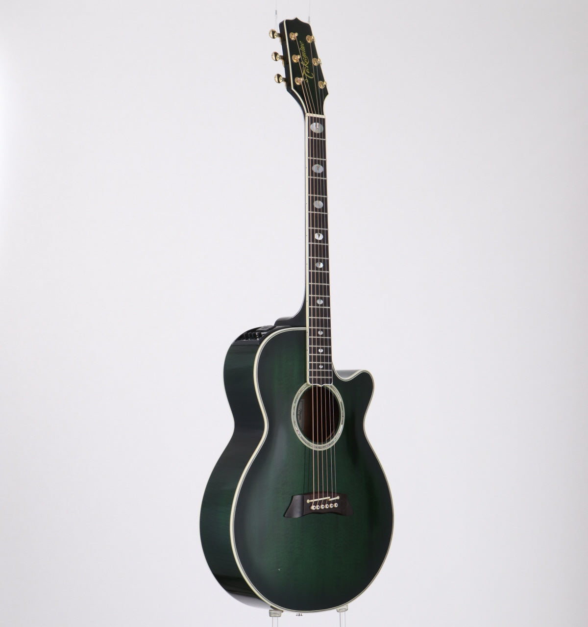 [SN 3312067] USED TAKAMINE / NPT-115 SGS Sea-throw Green Sunburst [10]