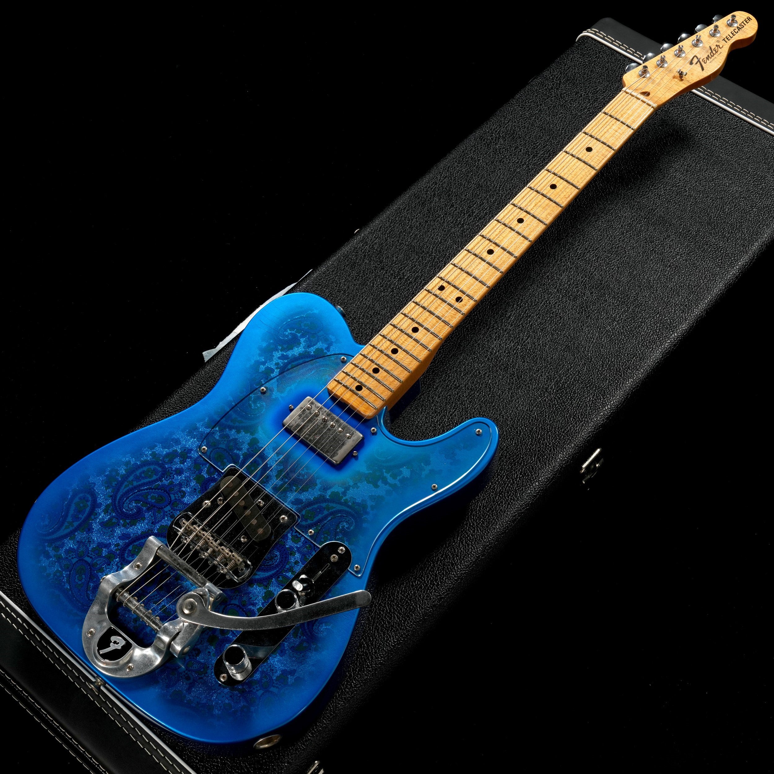 USED FENDER CUSTOM SHOP / MBS Blue Paisley Telecaster Bigs