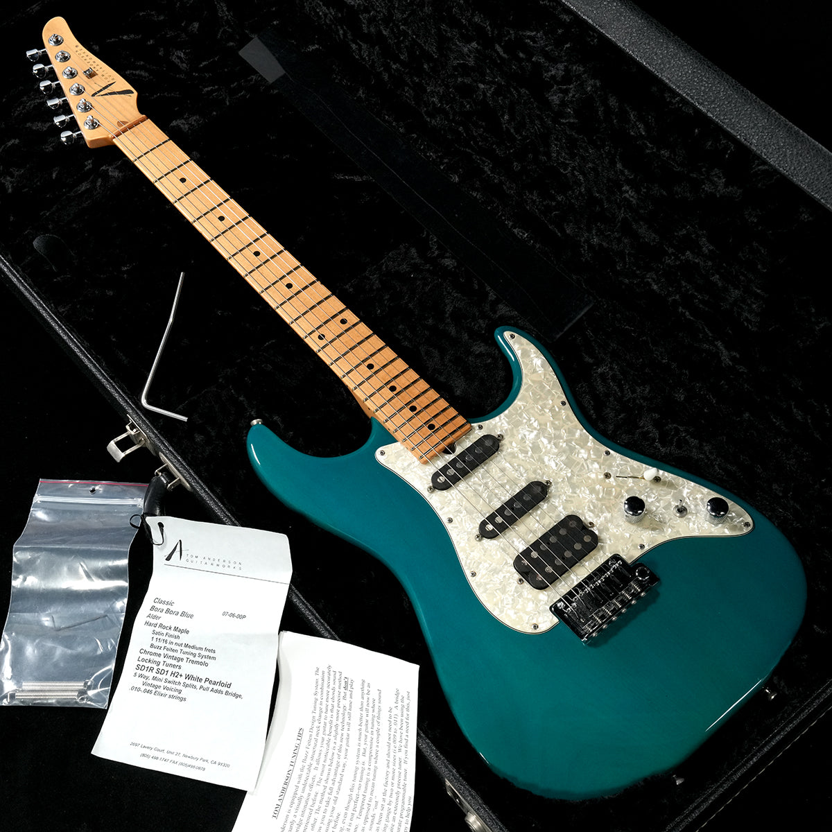 [SN 070600P] USED Tom Anderson / Classic Bora Bora Blue Alder [05]