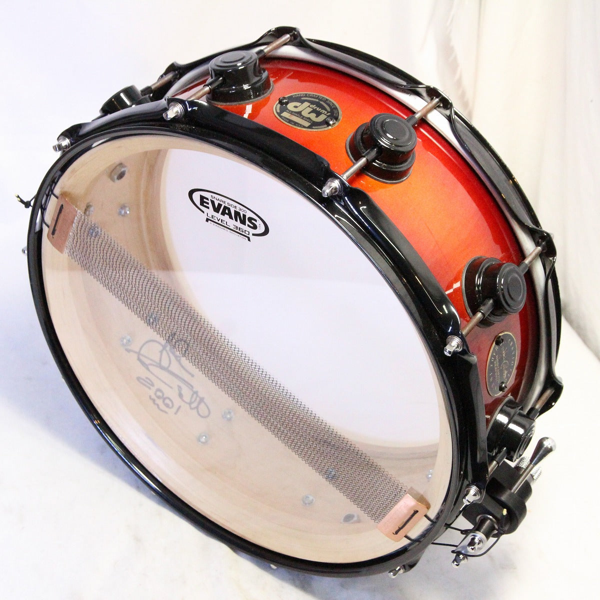 USED DW / 2001 CRAVIOTTO SOLID MAPLE SNARE 14 "x5.5" Craviotto Snare Drum [08]