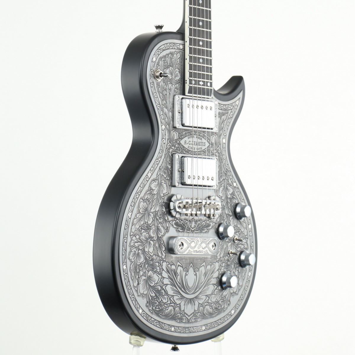 [SN JGH0137] USED ZEMAITIS / THE PORTRAIT Metal Front HISASHI Signature Model Black [12]