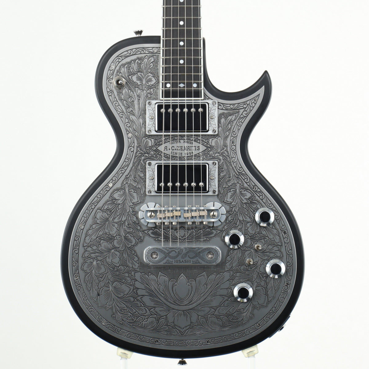 [SN JGH0137] USED ZEMAITIS / THE PORTRAIT Metal Front HISASHI Signature Model Black [12]