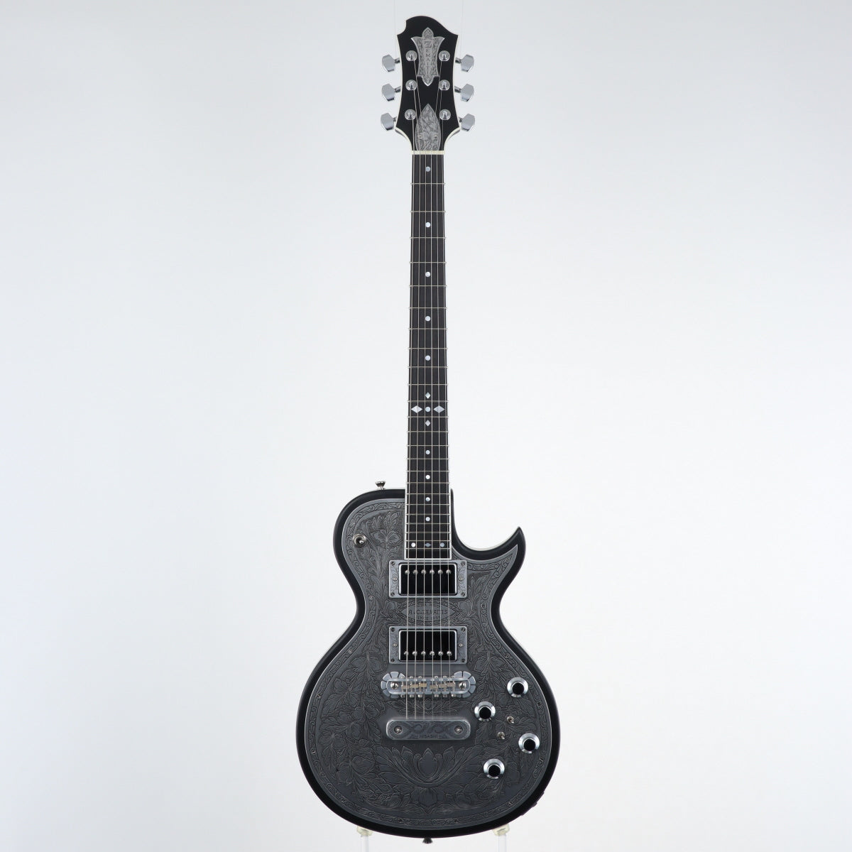 [SN JGH0137] USED ZEMAITIS / THE PORTRAIT Metal Front HISASHI Signature Model Black [12]