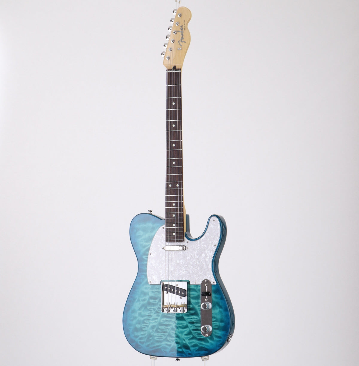 [SN JD24001510] USED Fender / 2024 Collection Made in Japan Hybrid II Telecaster Quilt Aquamarine [03]