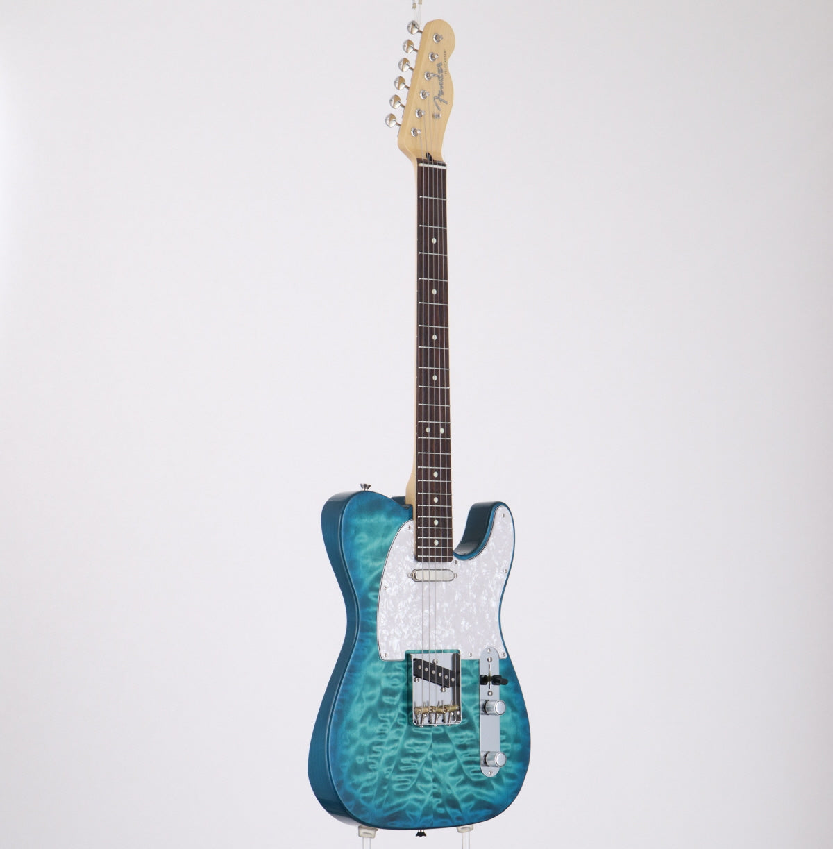 [SN JD24001510] USED Fender / 2024 Collection Made in Japan Hybrid II Telecaster Quilt Aquamarine [03]