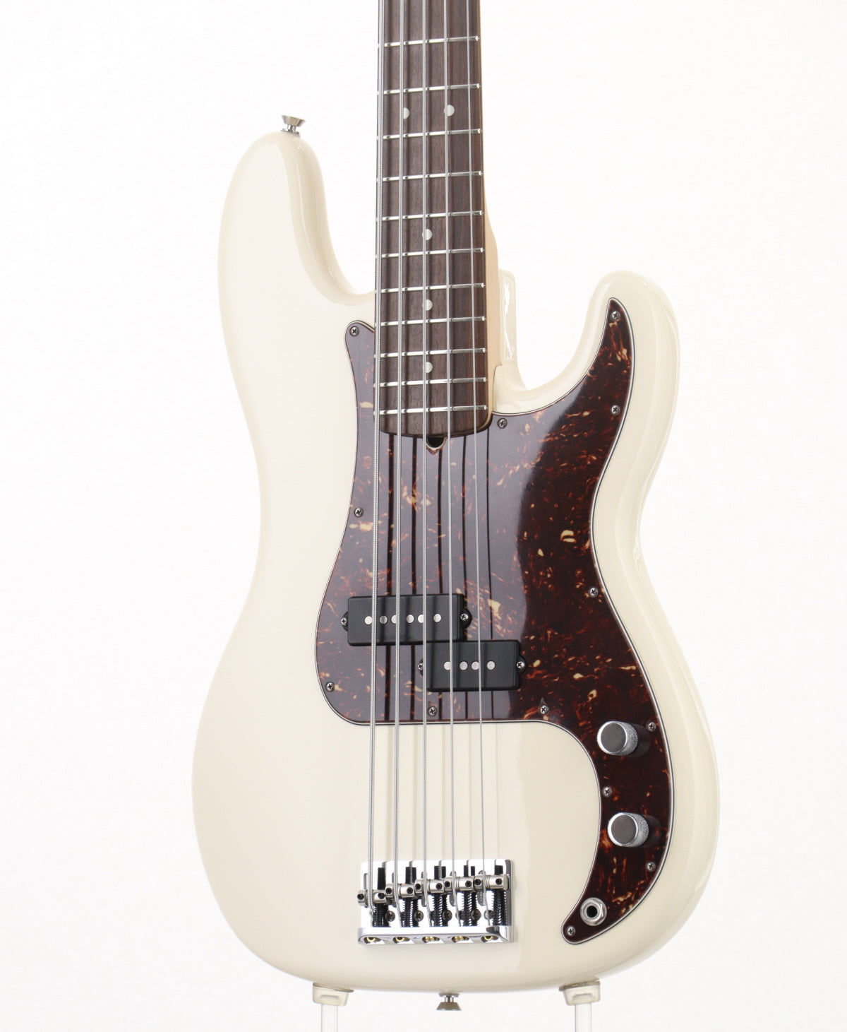 [SN Z8159700] USED Fender / American Standard Precision Bass V Olympic White [06]