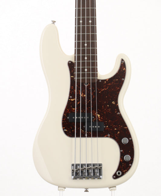 [SN Z8159700] USED Fender / American Standard Precision Bass V Olympic White [06]