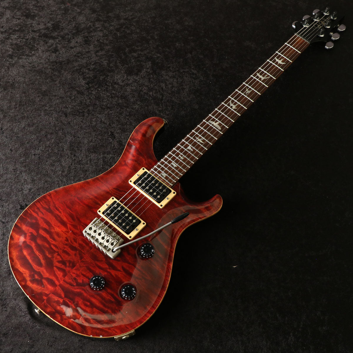 [SN 21407] USED Paul Reed Smith (PRS) / 1995 Custom 24 1st Quilt Black Cherry Wide Thin Neck [03]