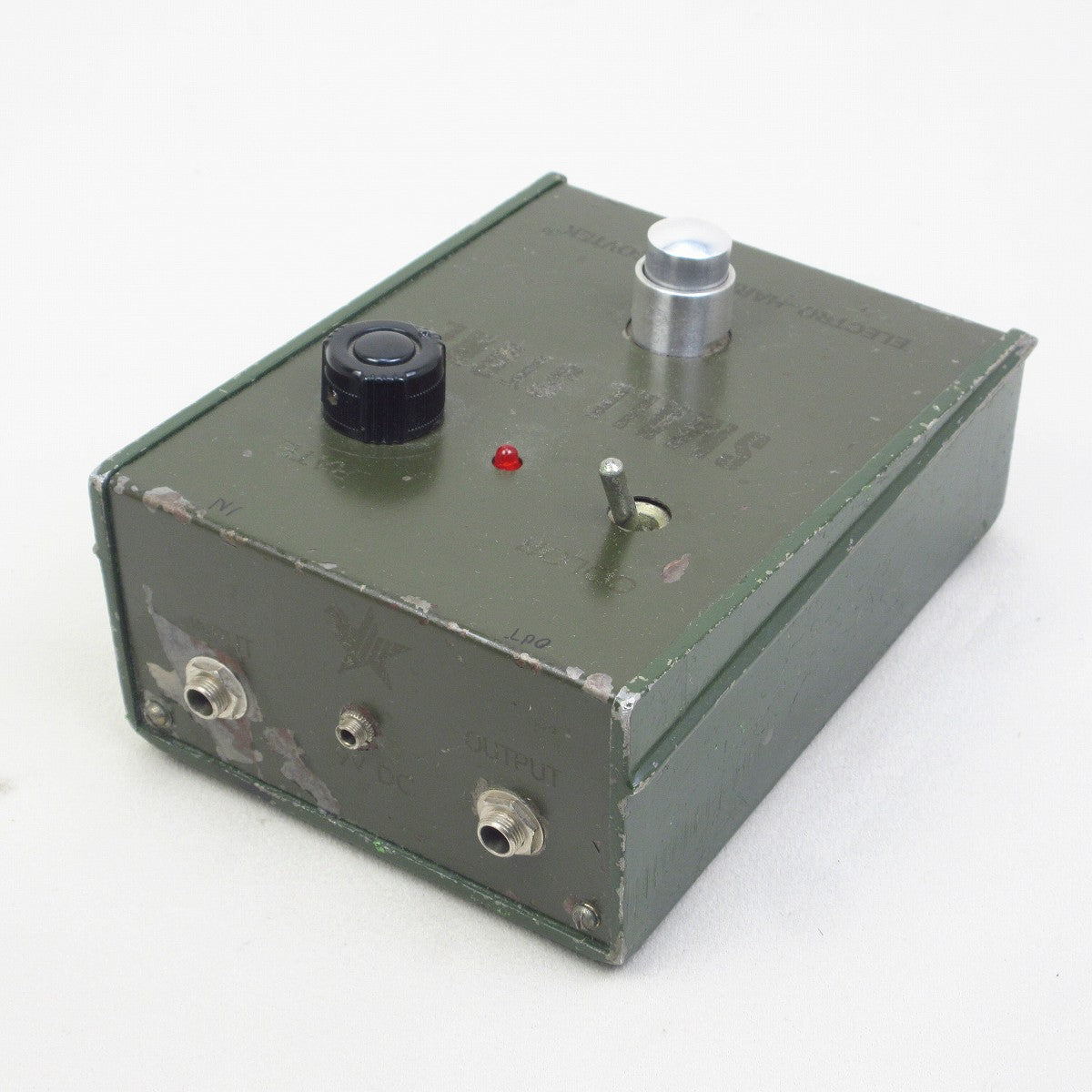 USED electro-harmonix / Small Stone Russian Army Green Sovtek Phaser [09]