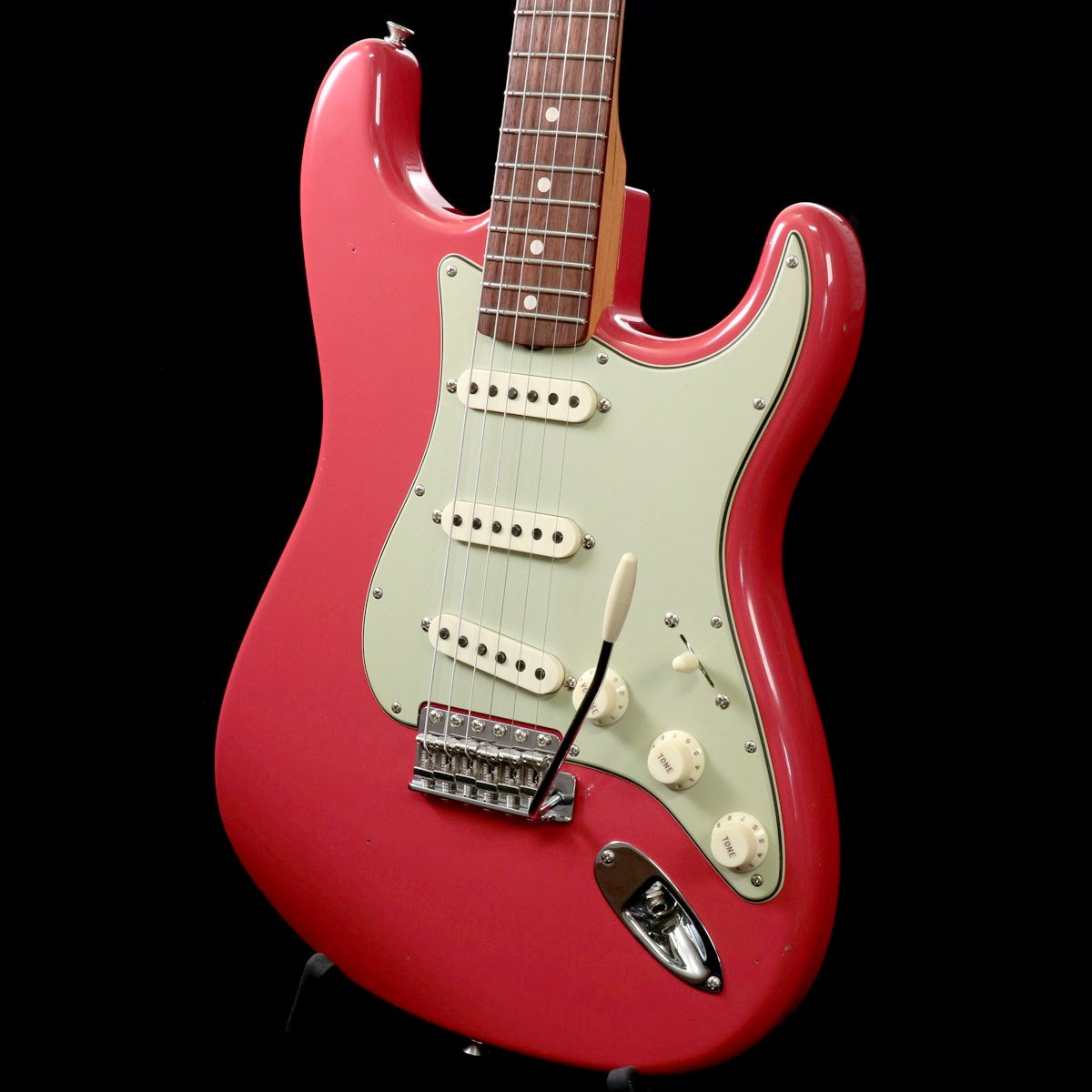 [SN CZ574392] USED Fender Custom Shop / 1963 Stratocaster Journeyman Relic CC Hardware Aged Fiesta Red [2024/3.40kg]. [08]