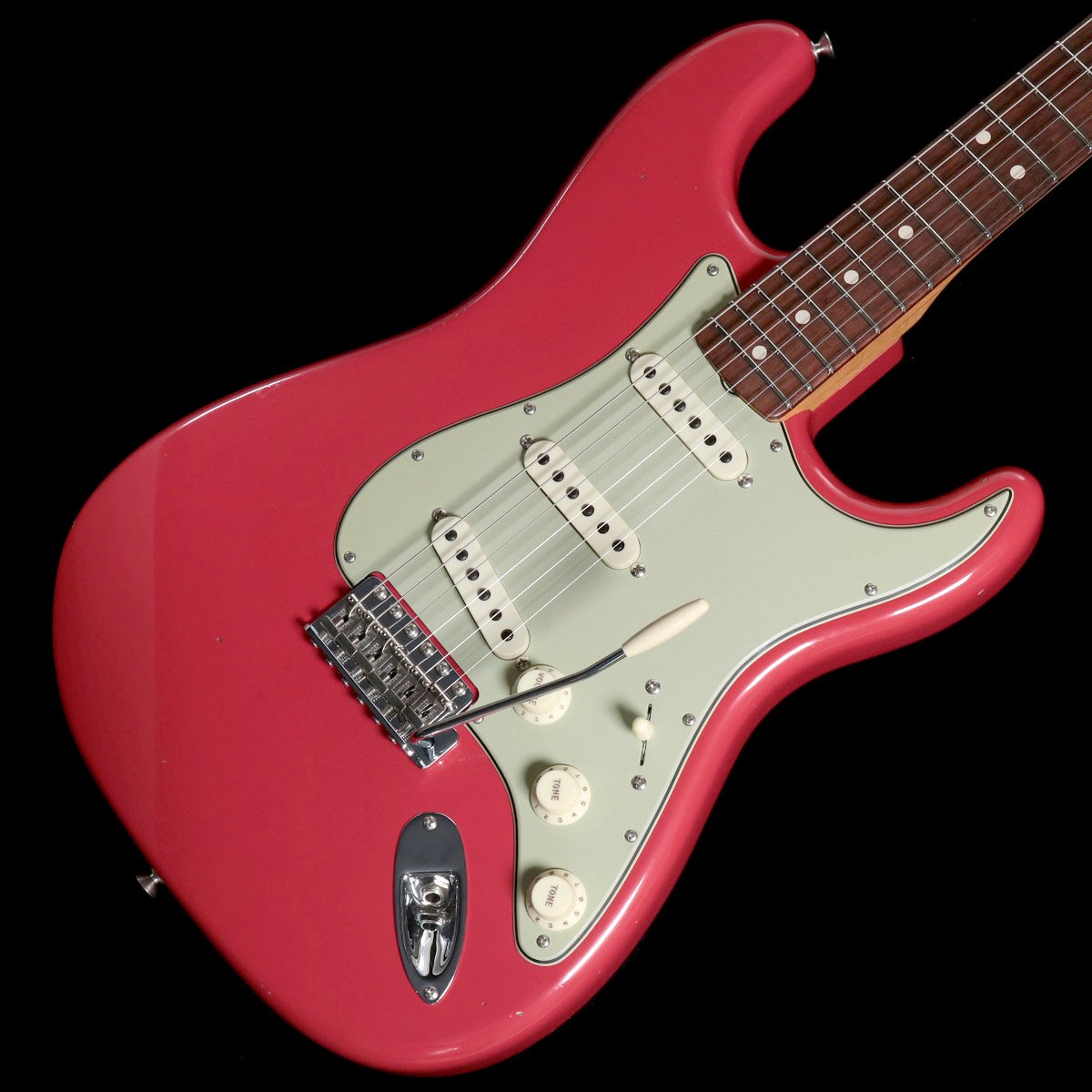 [SN CZ574392] USED Fender Custom Shop / 1963 Stratocaster Journeyman Relic CC Hardware Aged Fiesta Red [2024/3.40kg]. [08]