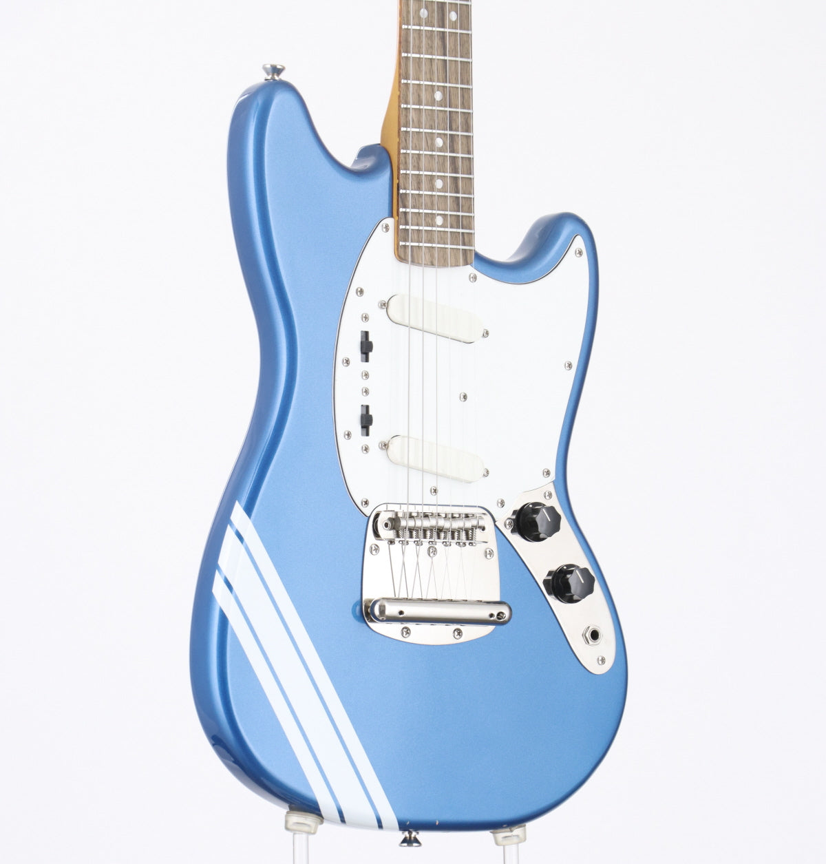 [SN ICSE22006435] USED SQUIER / FSR Classic Vibe 60s Competition Mustang Lake Placid Blue with Olympic White Stripes [03]