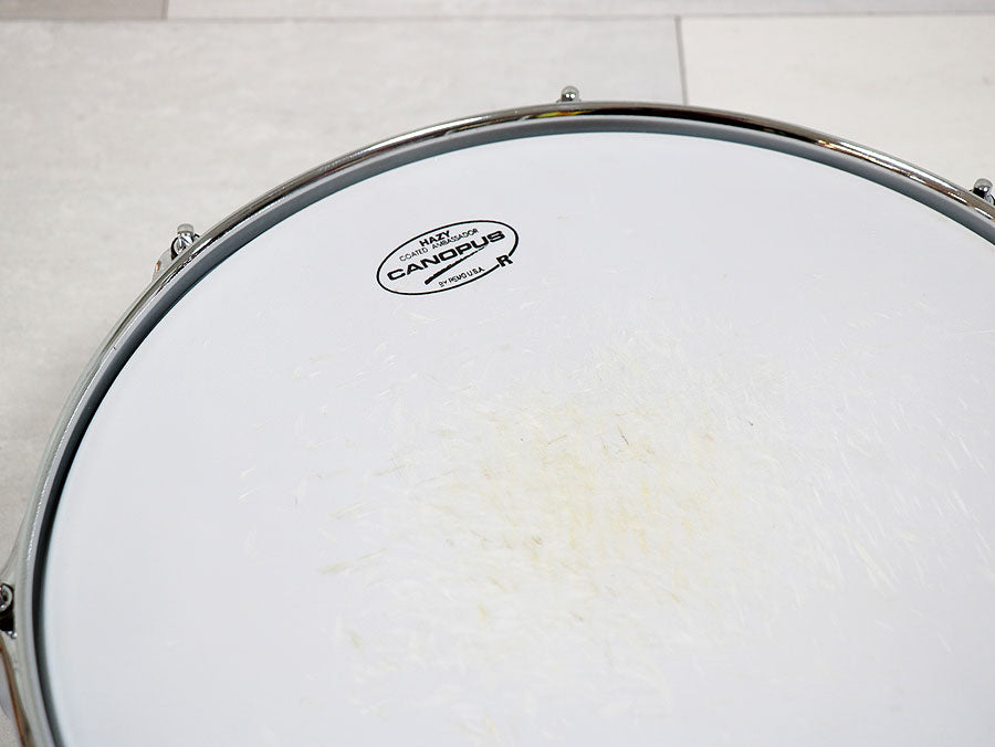 [SN 27] USED CANOPUS / SAC-1450 Metal Snare Drum [10]