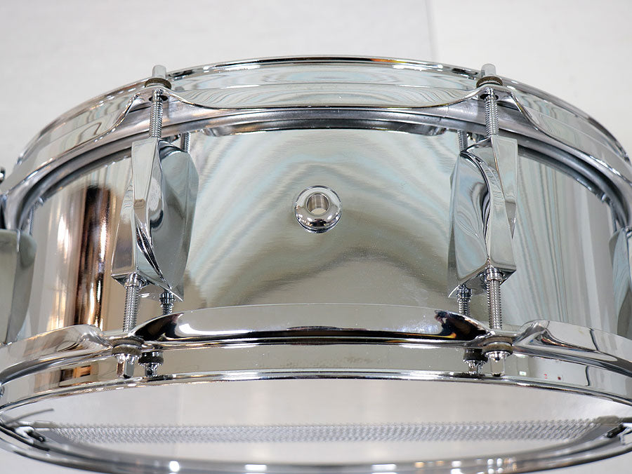 [SN 27] USED CANOPUS / SAC-1450 Metal Snare Drum [10]