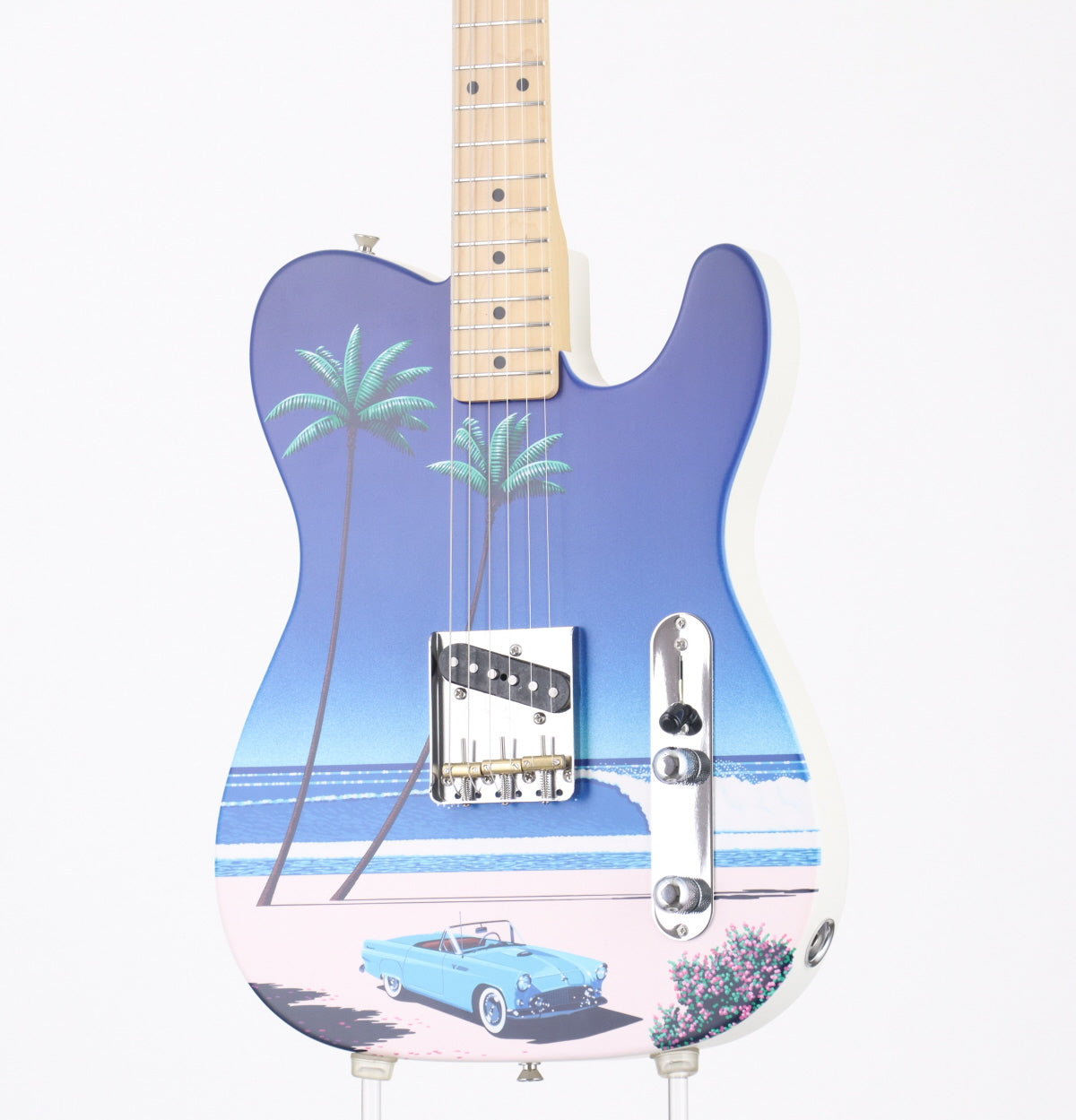 Fender ART CANVAS ESQUIRE No.2 永井博 フェンダー】世界的に再評価される”シティポップ”の立役者、永井