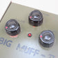 USED Electro-Harmonix / Big Muff Pi Russian Army Green Bubble Font Fuzz [09]