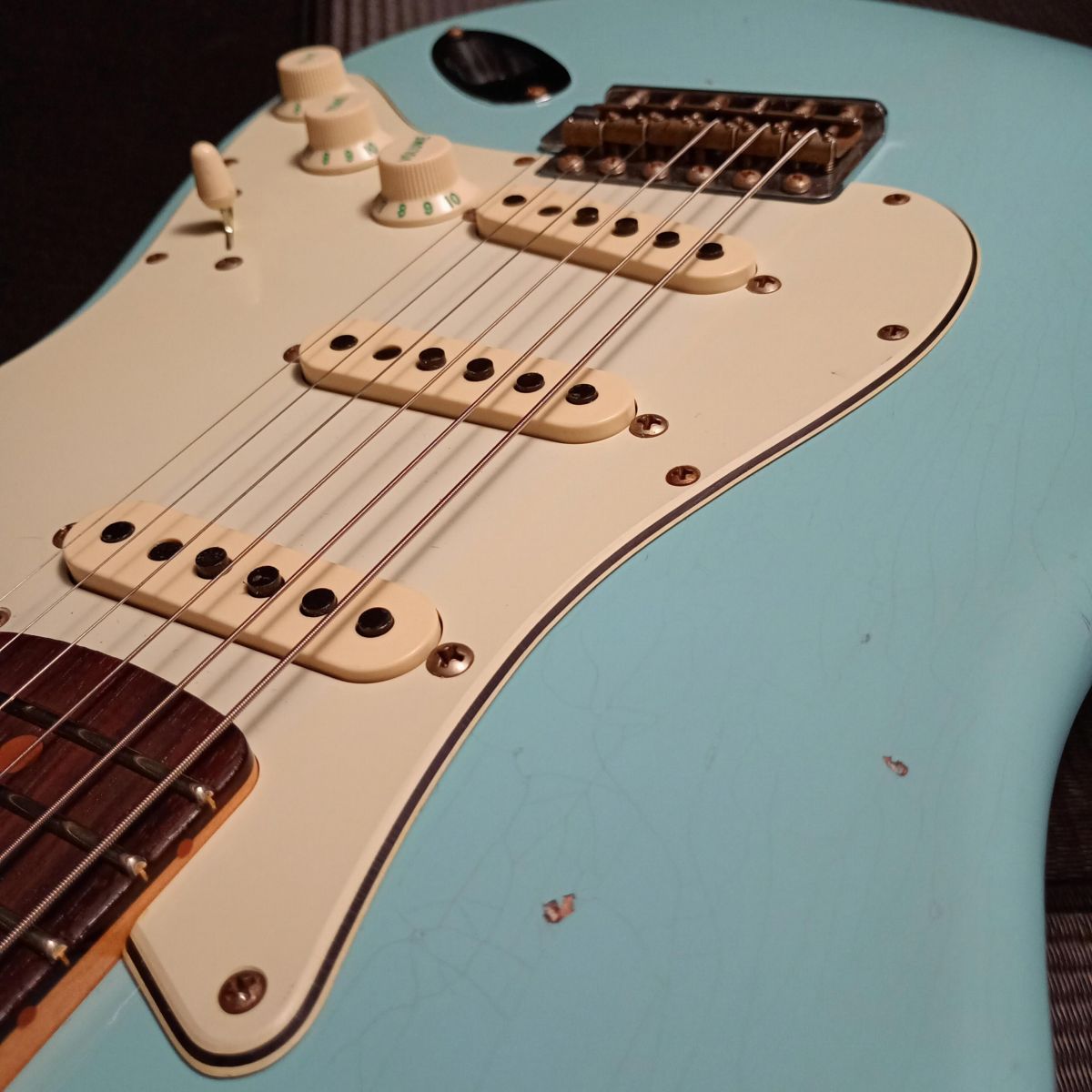 [SN CZ564811] USED Fender Custom Shop / 1964 Stratocaster Journeyman Relic Aged Faded Daphne Blue -2022- [04]