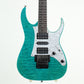 [SN F1609102] USED Ibanez / RG2750Q Prestige Transparent Aqua Blue [11]