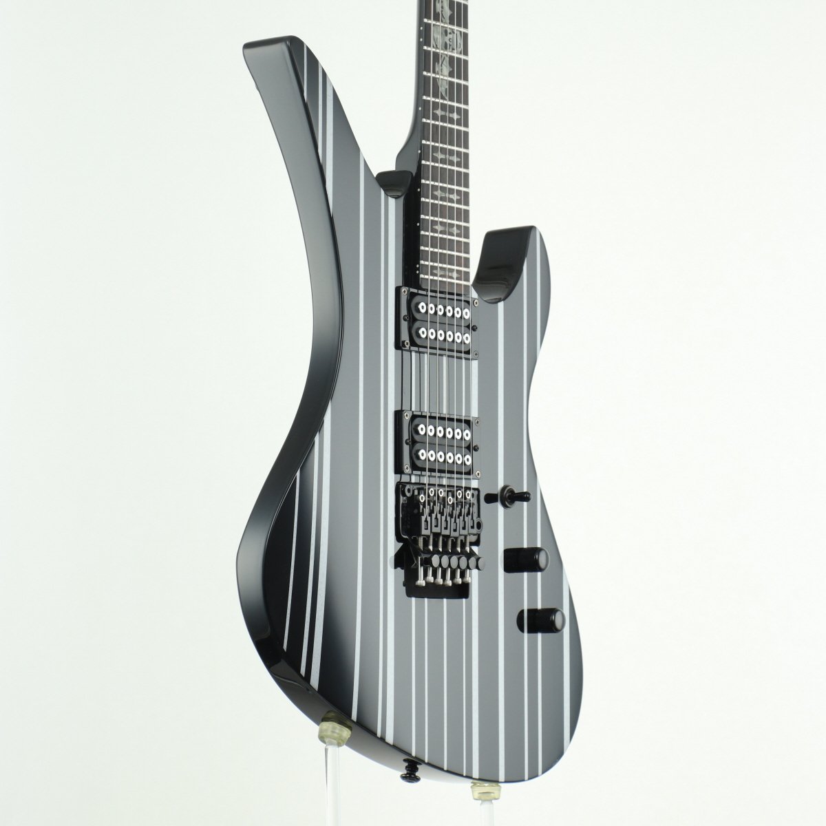 [SN IW18010854] USED SCHECTER / Diamond Artist Series AD-A7X-SS-STD Black/Silver Pin Stripes [11]