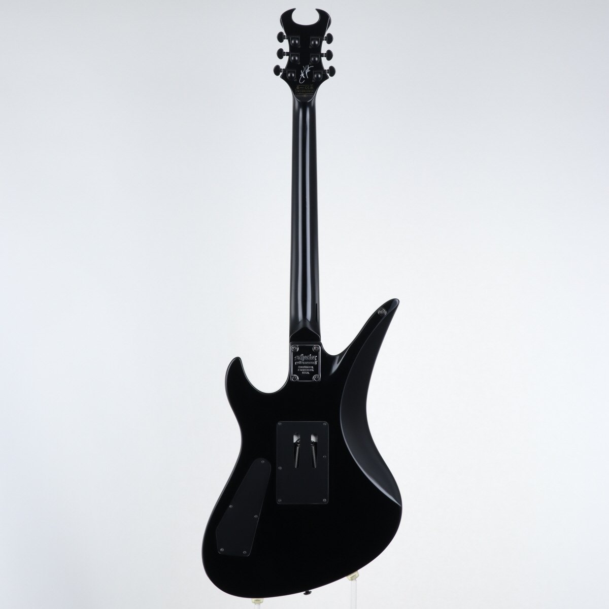 [SN IW18010854] USED SCHECTER / Diamond Artist Series AD-A7X-SS-STD Black/Silver Pin Stripes [11]