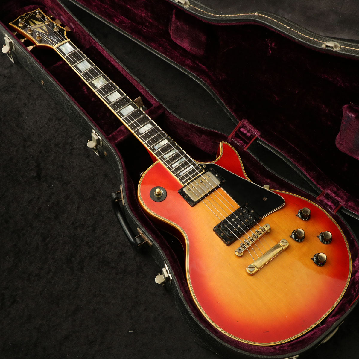 [SN 00123042] USED Gibson / LesPaul Custom Cherry Sunburst 1976 [03]