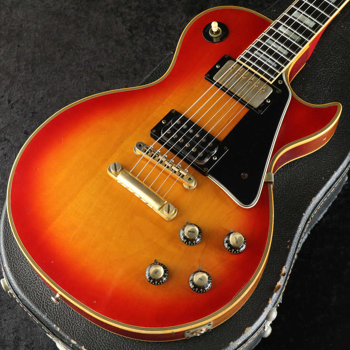 [SN 00123042] USED Gibson / LesPaul Custom Cherry Sunburst 1976 [03]