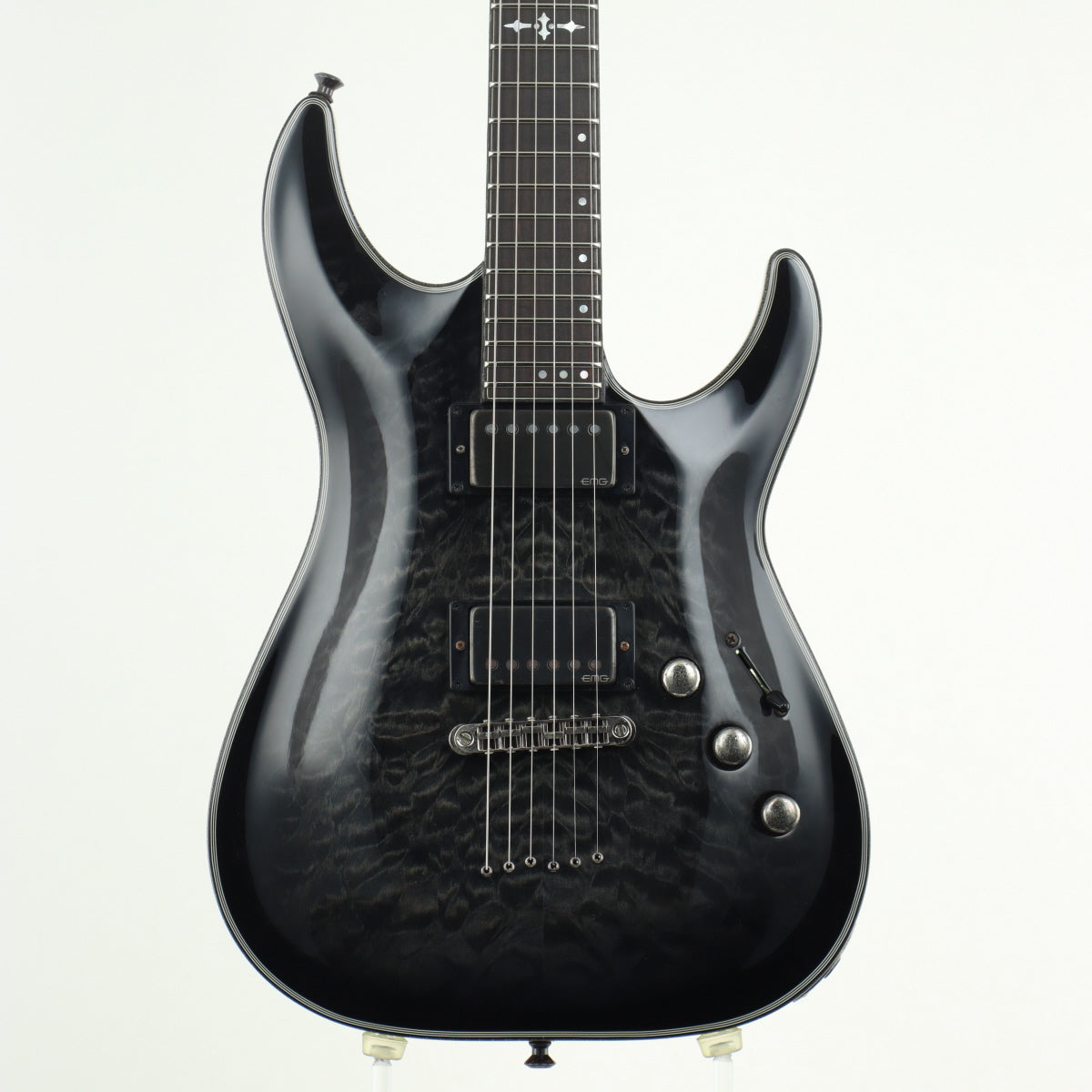 [SN W17040830] USED SCHECTER Schecter / AD-C-1-HR-HB Trans Black Burst [20]