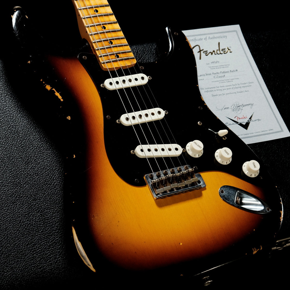 [SN CZ525258] USED Fender Custom Shop / 2015 Ancho Poblano Stratocaster Relic Josefina Campos' Hand-Wound Pick-Up 2-Color Sunburst [05]