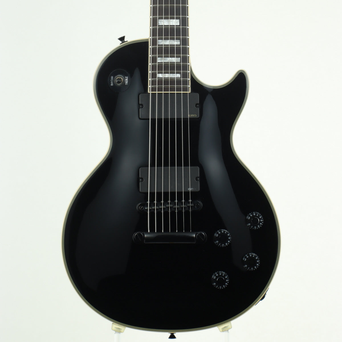 [SN 15092301261] USED Epiphone Epiphone / Matt Heafy Les Paul Custom-7 Ebony [20]