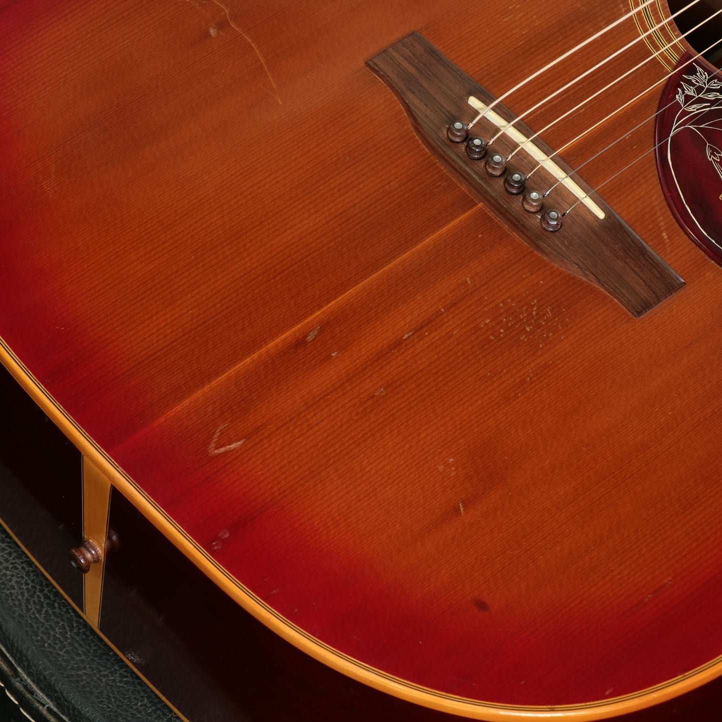 [SN 70258025] USED Gibson / Hummingbird Custom Cherry Sunburst [1978] Gibson Hummingbird Acoustic Guitar [08]