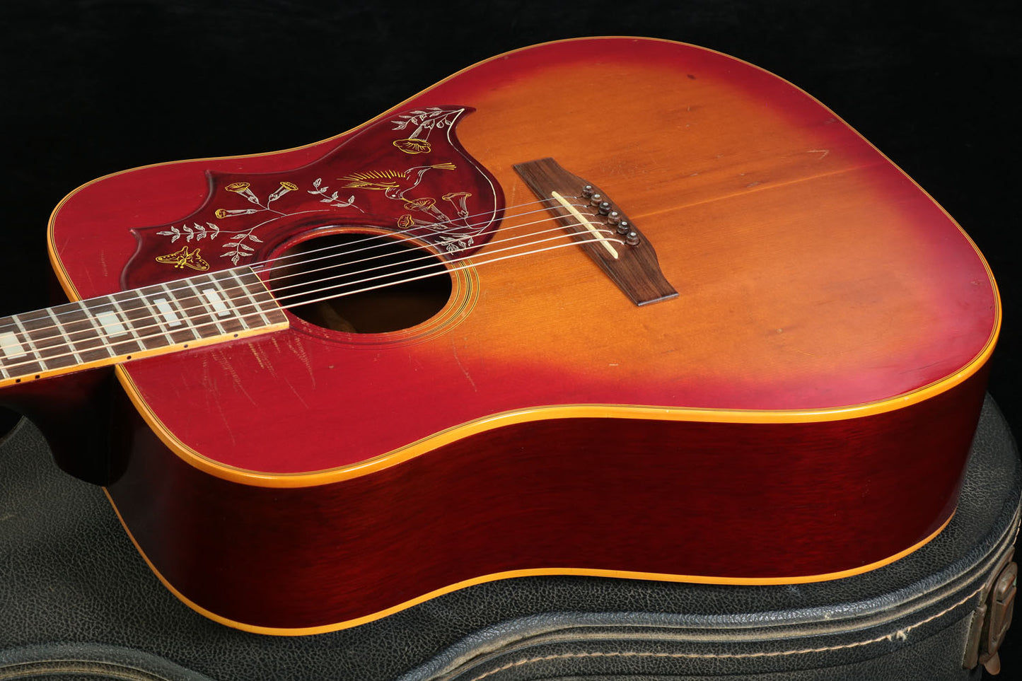 [SN 70258025] USED Gibson / Hummingbird Custom Cherry Sunburst [1978] Gibson Hummingbird Acoustic Guitar [08]