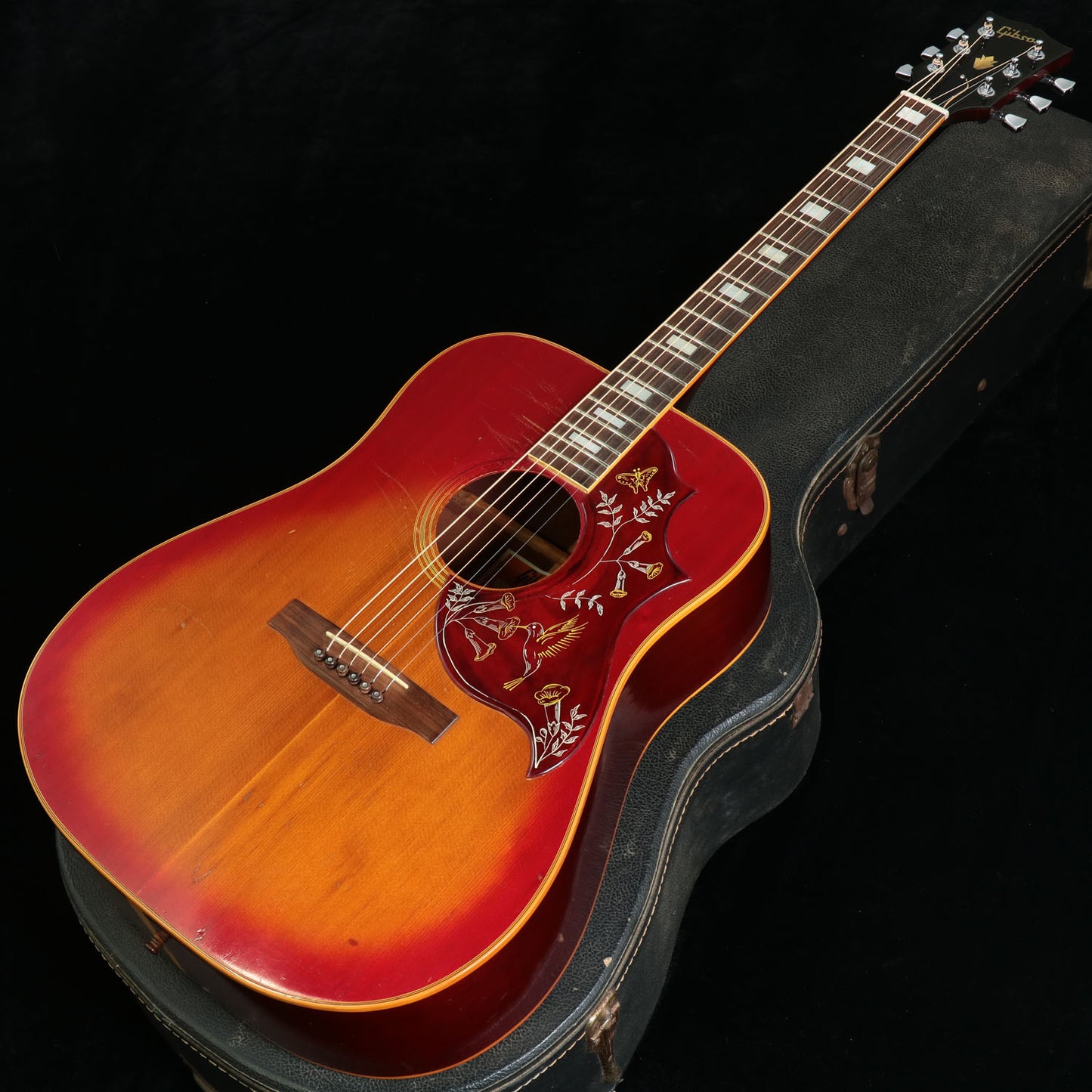 [SN 70258025] USED Gibson / Hummingbird Custom Cherry Sunburst [1978] Gibson Hummingbird Acoustic Guitar [08]