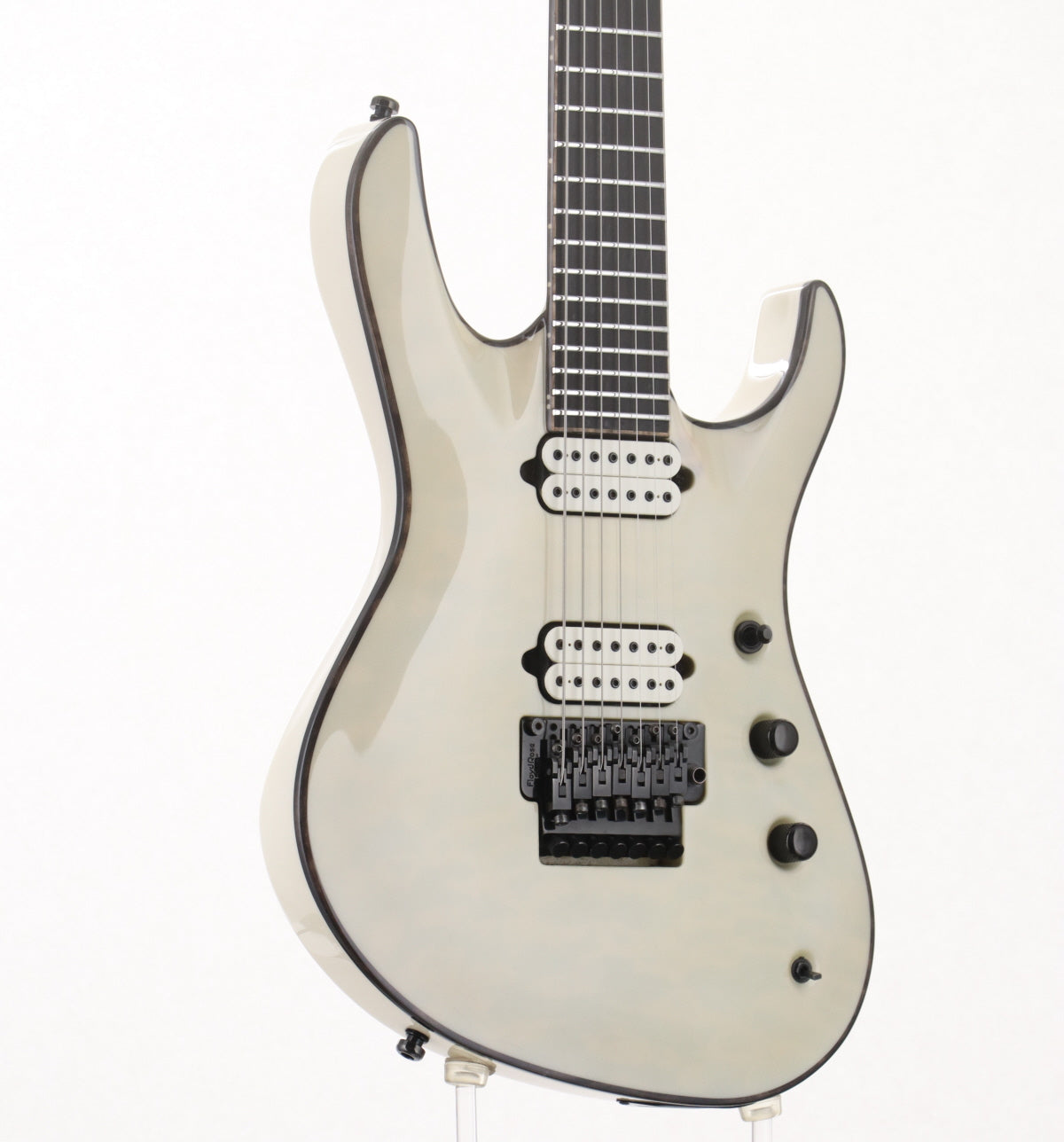 [SN U26167] USED Jackson / Chris Broderick Soloist 7 Transparent White [03]