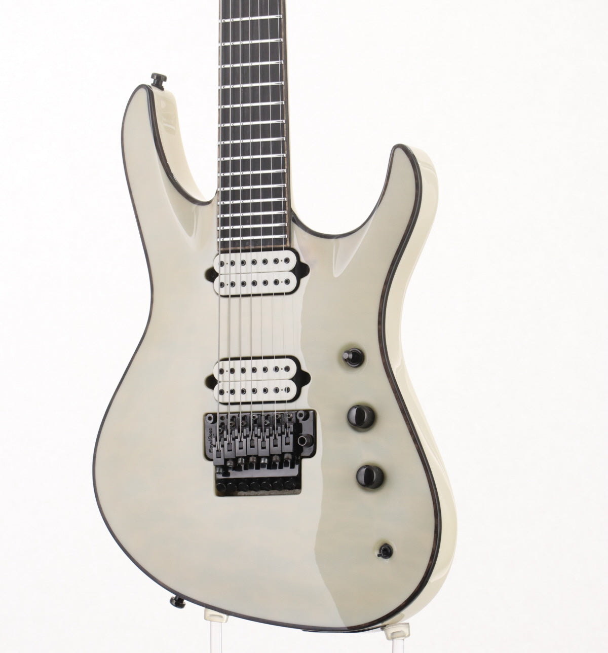 [SN U26167] USED Jackson / Chris Broderick Soloist 7 Transparent White [03]