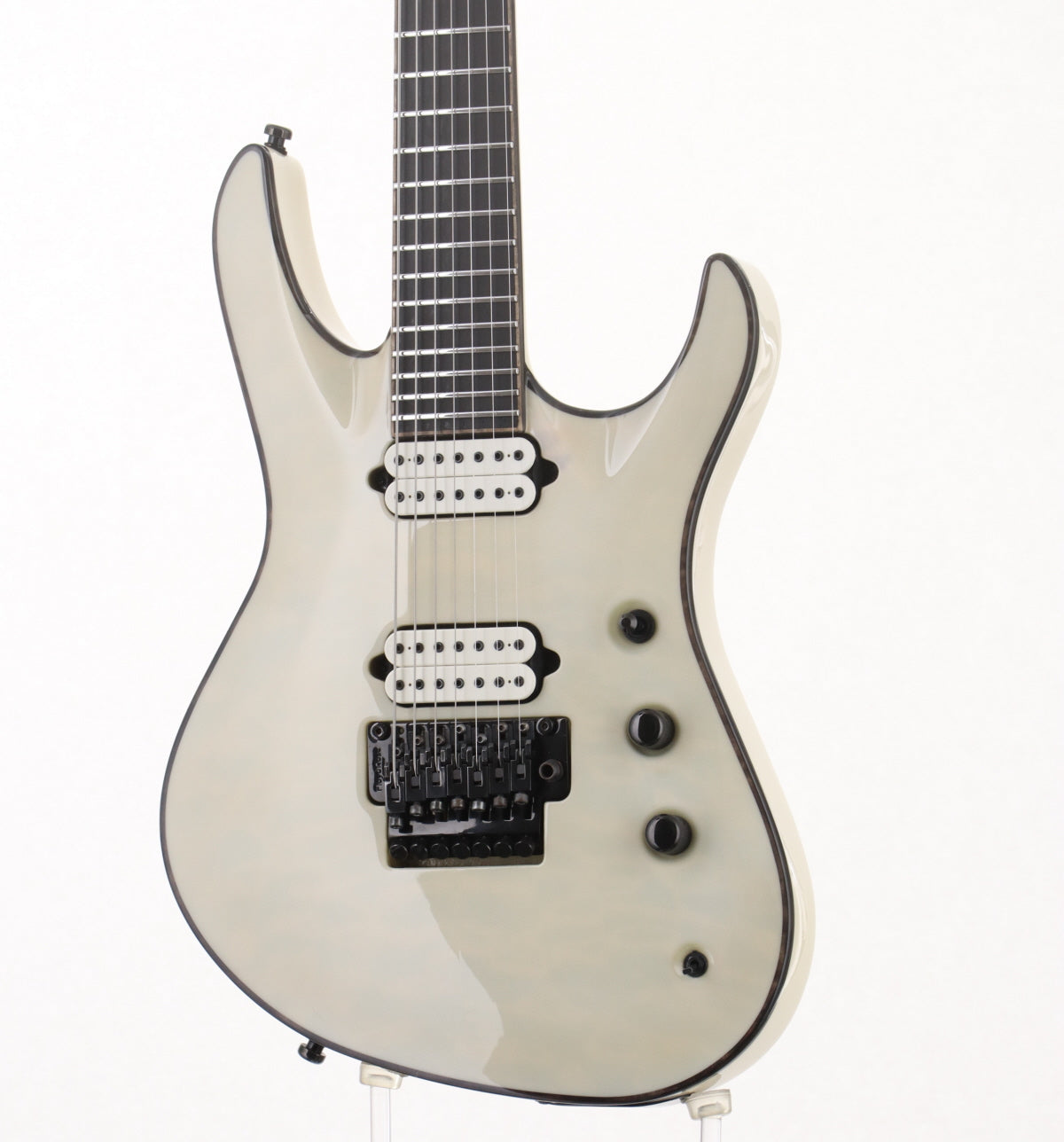 [SN U26167] USED Jackson / Chris Broderick Soloist 7 Transparent White [03]