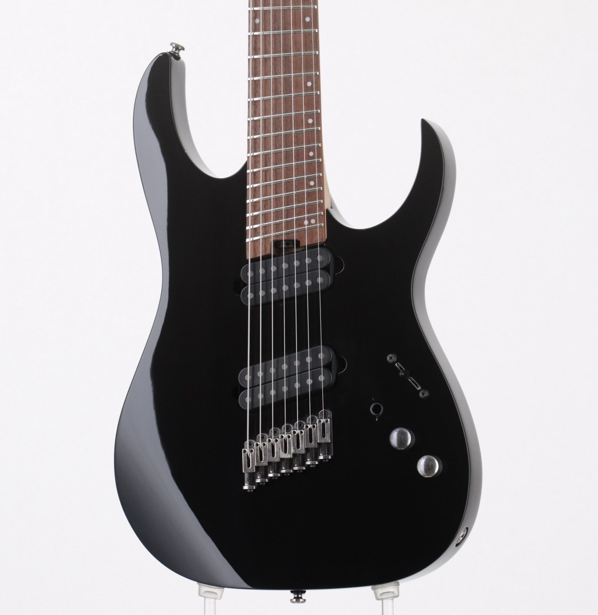 [SN I190206985] USED Ibanez / RGMS7 Black [3.22kg / 2019] Ibanez 7 string guitar multiscale [08]