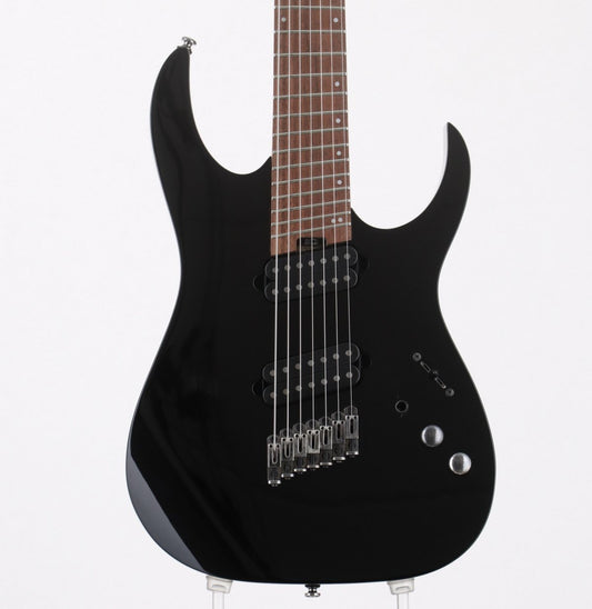 [SN I190206985] USED Ibanez / RGMS7 Black [3.22kg / 2019] Ibanez 7 string guitar multiscale [08]