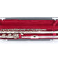 [SN 1263] USED MURAMATSU / Flute M-120, silver headstock, all tampos replaced [09]