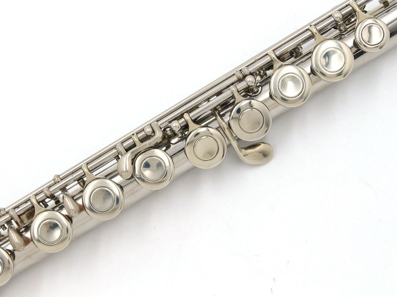 [SN 1263] USED MURAMATSU / Flute M-120, silver headstock, all tampos replaced [09]