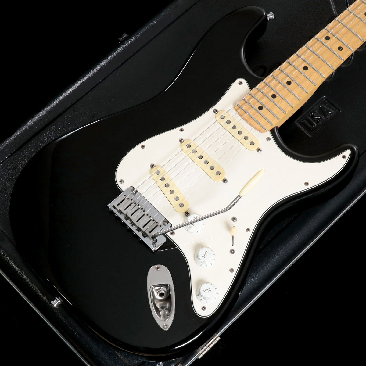 [SN E919246] USED Fender USA / American Standard Stratocaster Black/M [1989/3.65kg] Fender Stratocaster [08]