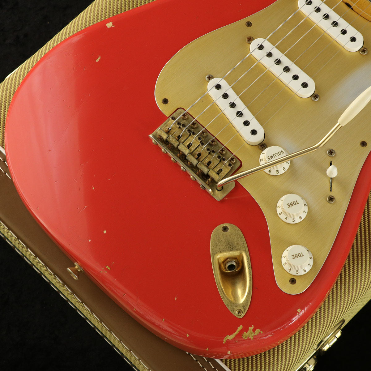 [SN R71714] USED Fender Custom Shop / 1956 Stratocaster Relic Fiesta Red [03]