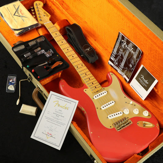 [SN R71714] USED Fender Custom Shop / 1956 Stratocaster Relic Fiesta Red [03]