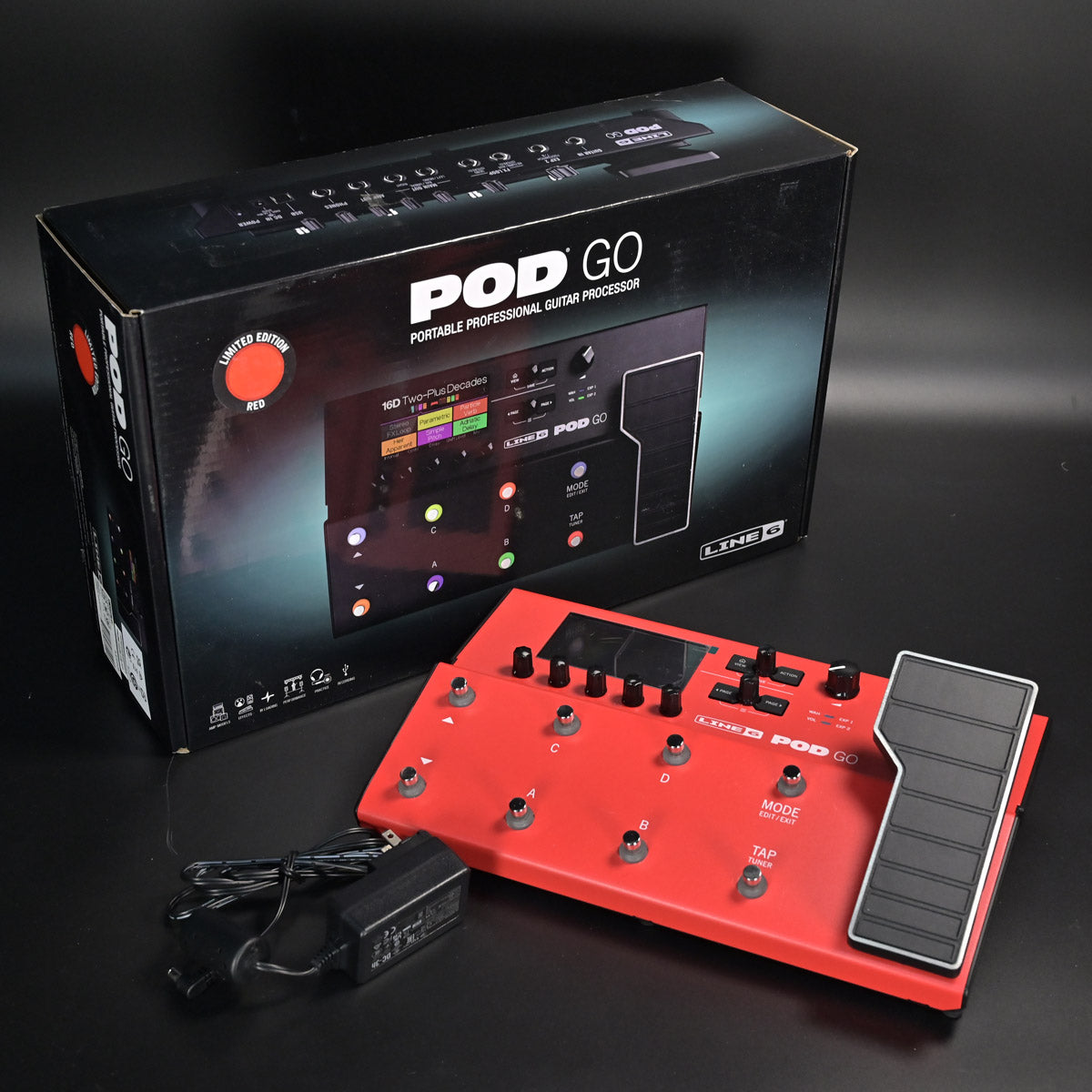 [SN 21PG55M7234024266] USED LINE6 / POD Go LTD RED Multi-effects floor type [10]