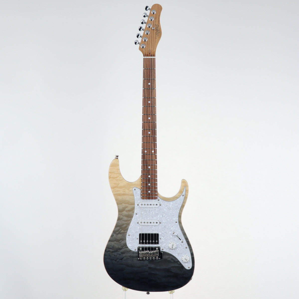 [SN 97 202006002 0834] USED Tagima Guitars / Classic Series STELLA PW Transparent Fade Black [12]