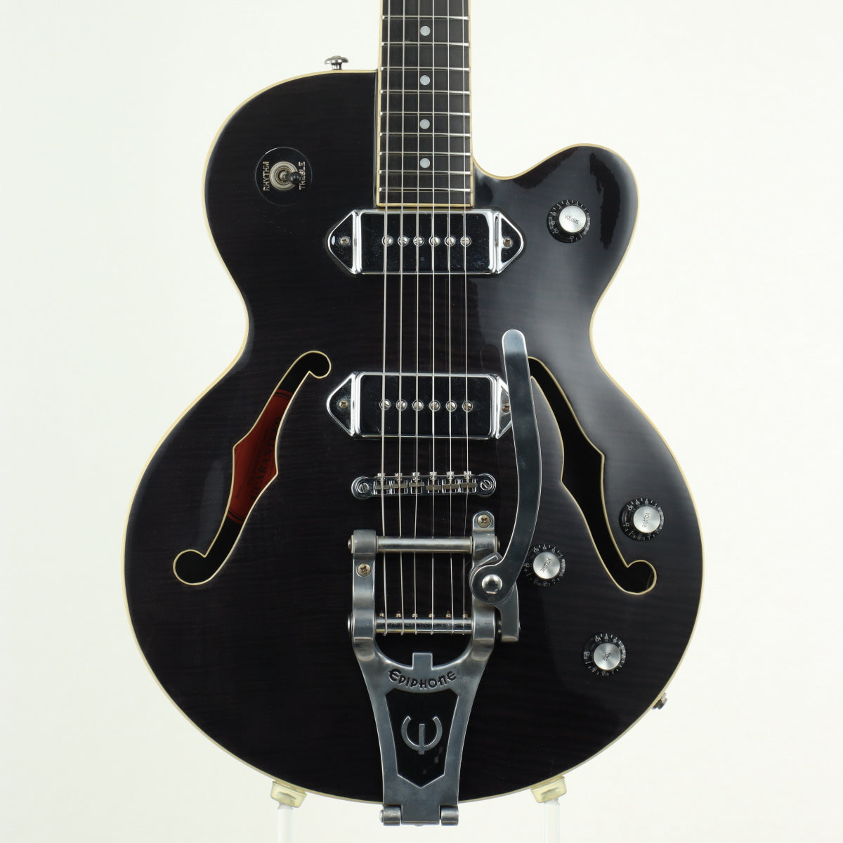 [SN S01025661] USED Epiphone / Wildkat Trans Black [11]