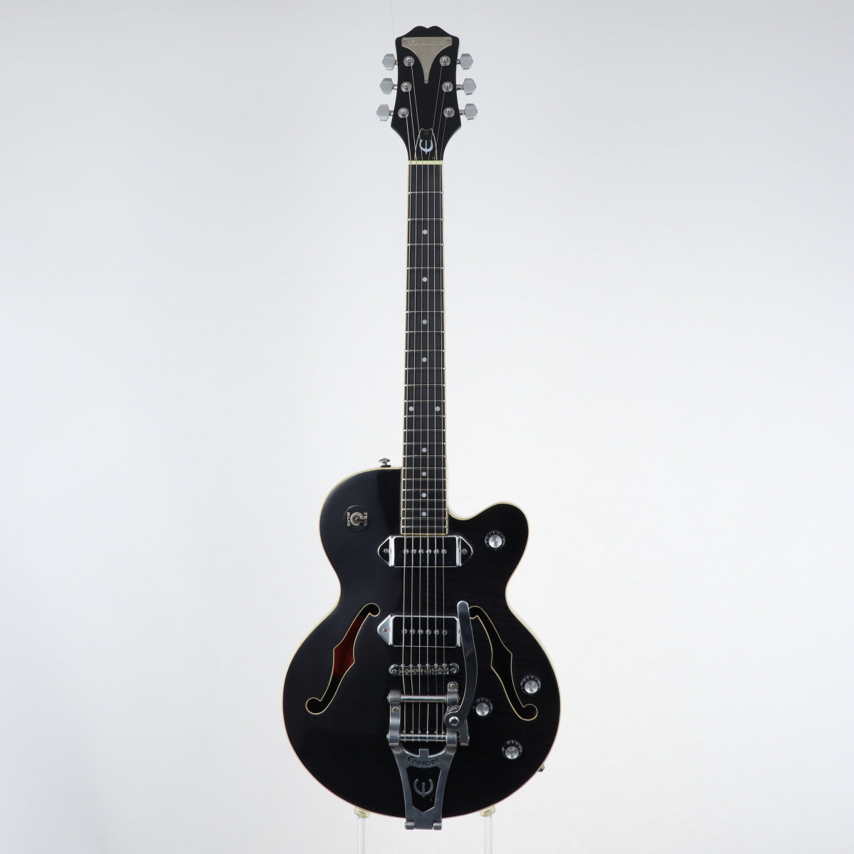 [SN S01025661] USED Epiphone / Wildkat Trans Black [11]