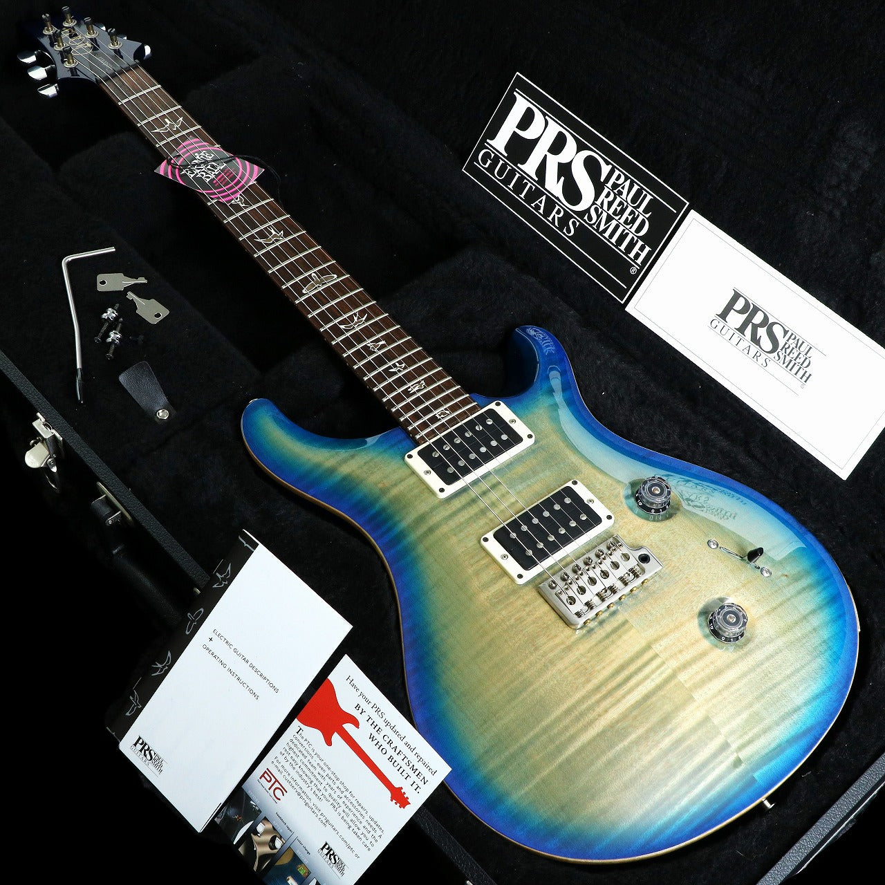 [SN 12 195230] USED Paul Reed Smith (PRS) / 2012 Custom 24 Faded Blue Burst Pattern Thin Neck [03]