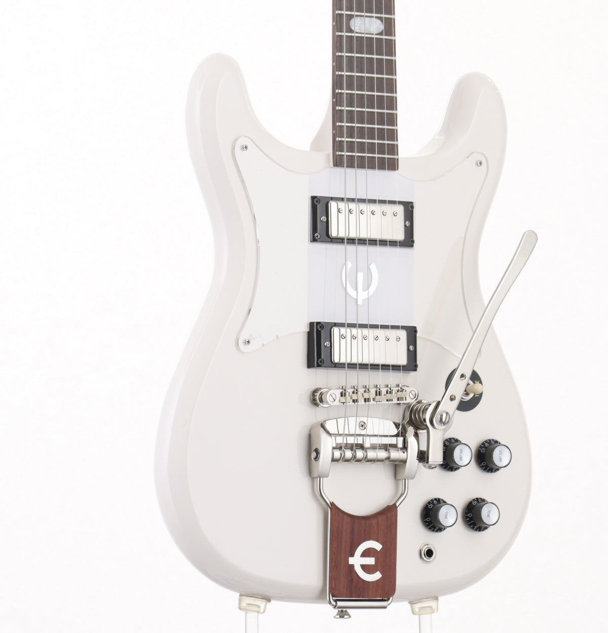 [SN 21111527649] USED Epiphone by Gibson / Crestwood Custom Tremotone Polaris White [2.82kg / made in 2021] Epiphone [08]