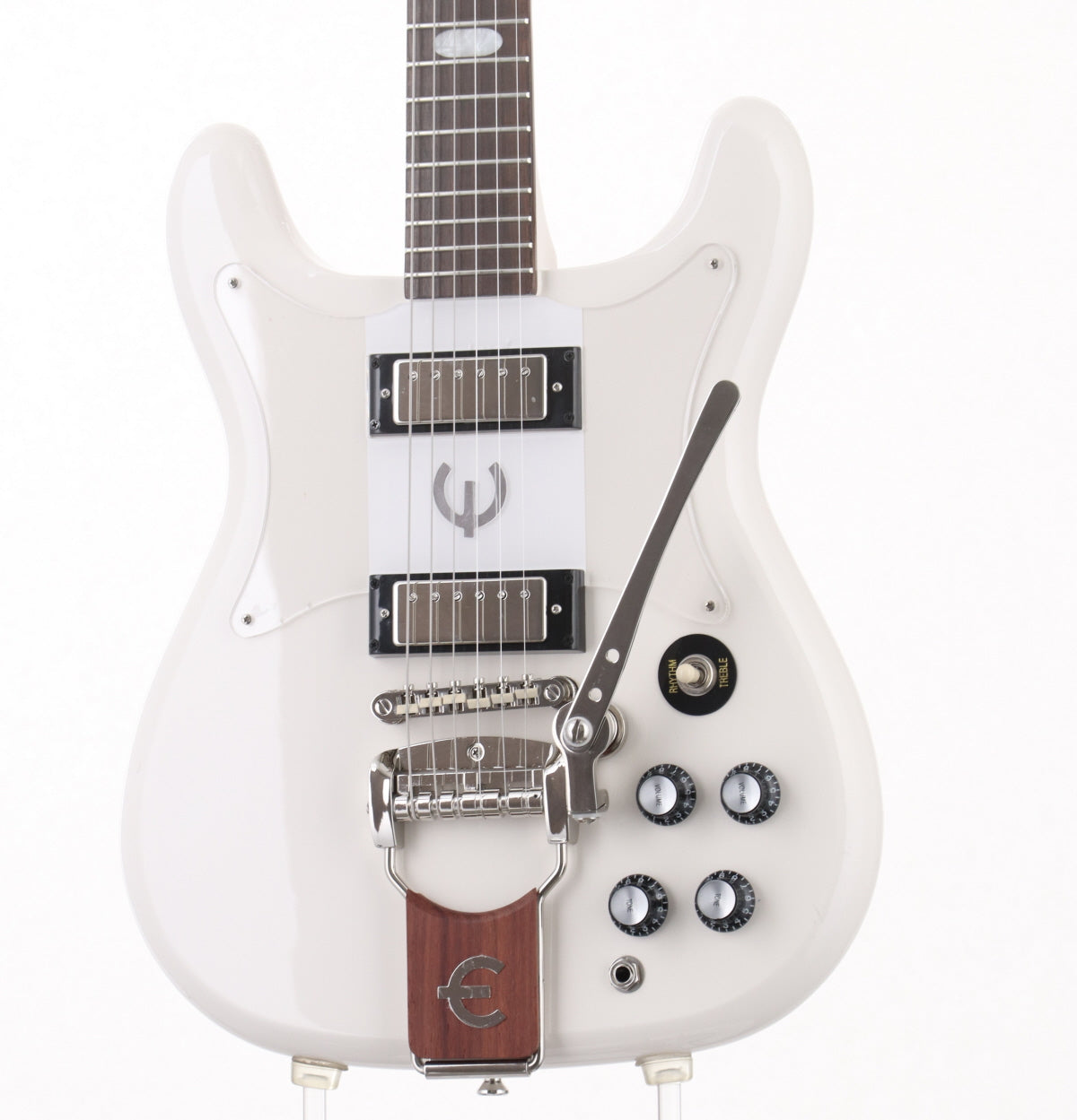 [SN 21111527649] USED Epiphone by Gibson / Crestwood Custom Tremotone Polaris White [2.82kg / made in 2021] Epiphone [08]